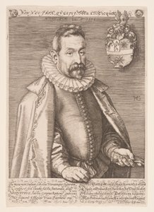 Jan Nicquet, sběratel umění v Amsterdamu od Hendrick Goltzius