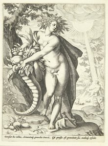 Země (Tera) od Hendrick Goltzius