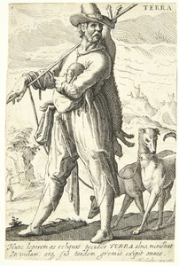 Země (Tera) od Hendrick Goltzius