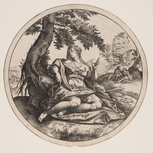 Juda a Thamar od Hendrick Goltzius