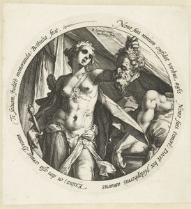 Judith s hlavou Holoferna od Hendrick Goltzius