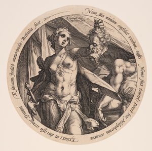 Judita s hlavou Holoferna od Hendrick Goltzius