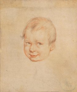 Dětská hlava od Hendrick Goltzius