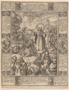 Levamen Onustrorum, list 1 ze série „Alegorie křesťanské víry“ od Hendrick Goltzius