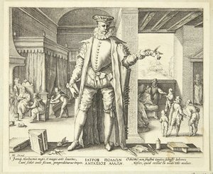 Lékař jako člověk od Hendrick Goltzius