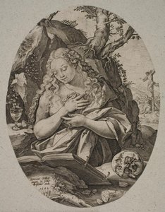 Marie Magdalena od Hendrick Goltzius