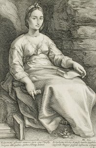 Melpomené od Hendrick Goltzius