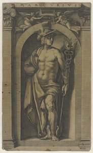 Rtuť Marcus (titul na objektu) od Hendrick Goltzius