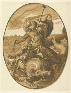 Oceanus Bohové a bohyně (název série) od Hendrick Goltzius