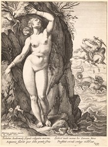 Perseus osvobozuje Andromedu od Hendrick Goltzius