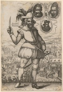 Pluto, list 3 ze série „Osm antických božstev“ od Hendrick Goltzius