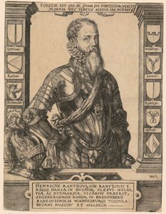 Portrét Henrica Rantzoviuse [Heinricha von Rantzaua] od Hendrick Goltzius