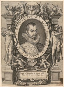 Portrét Josepha Justuse Scaligera od Hendrick Goltzius