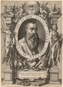 Portrét Julia Caesara Scaligera od Hendrick Goltzius