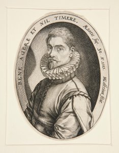 Portrét Hieronymous Scholiers od Hendrick Goltzius