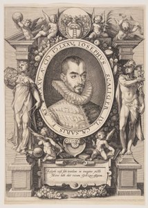 Portrét Josepha Justa Scaligera od Hendrick Goltzius