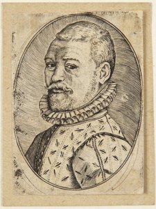 Portrét muže obráceného doleva od Hendrick Goltzius