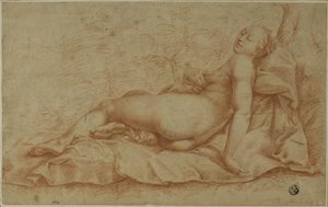 Ležící Venuše od Hendrick Goltzius