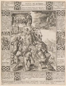 Regnum Dei quaerere, list 4 ze série „Alegorie křesťanské víry“ od Hendrick Goltzius