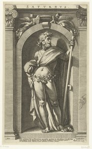 Saturn Saturn (název na objektu) Osm klasických bohů (název série) od Hendrick Goltzius