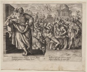 Bartoloměje od Hendrick Goltzius