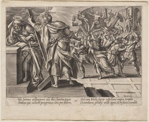 Svatý Jidáš Tadeáš a Šimon Horlivec od Hendrick Goltzius