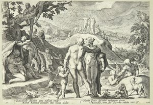 Povodeň od Hendrick Goltzius