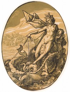 Téthys od Hendrick Goltzius