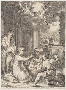 Klanění pastýřů od Hendrick Goltzius