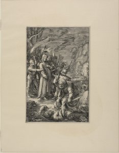 The Betrayal of Christ, deska tři z Umučení Krista od Hendrick Goltzius