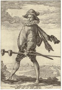 Kapitán pěchoty od Hendrick Goltzius