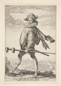 Kapitán pěchoty od Hendrick Goltzius