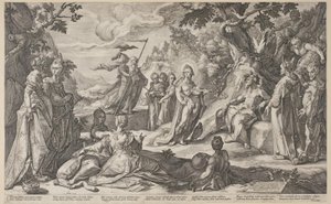 Midasův soud od Hendrick Goltzius