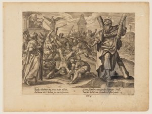 Umučení svatého Ondřeje z knihy Umučení Krista a apoštolů od Hendrick Goltzius