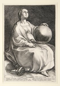 Devět múz od Hendrick Goltzius