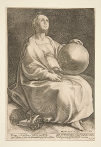 Devět múz: Urania, # 9 v sérii 9 od Hendrick Goltzius
