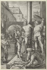 Vášeň: Bičování od Hendrick Goltzius