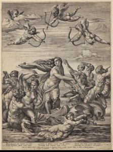 Triumf Galatey od Hendrick Goltzius