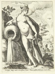 Voda (Aqua) od Hendrick Goltzius