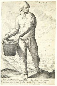 Voda (Aqua) od Hendrick Goltzius
