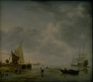 Pohled na Dutch Roadstead od Hendrick Jacobsz Dubbels