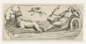 Diana s lukem a šípy Nouveau Livre des Dieux et Deeßes De la Marine Bouckje mořských bohů a bohyň (název série)