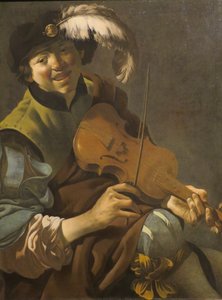Holandsky: Chlapec houslista Chlapec houslista od Hendrick ter Brugghen