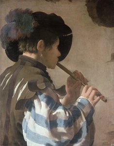 Knave hrající na Fife od Hendrick ter Brugghen