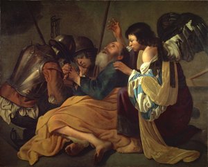 Osvobození svatého Petra od Hendrick ter Brugghen