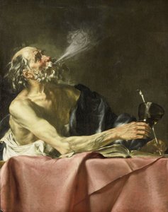 Kuřácká alegorie pomíjivosti od Hendrick van Someren