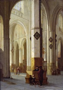 Interiér kostela sv. Bavo, Haarlem, c.1611-12