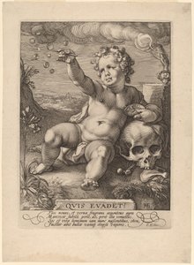 Alegorie pomíjivosti ("Homo Bulla") od Hendrik Goltzius