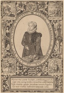 Charlotte z Bourbonu od Hendrik Goltzius