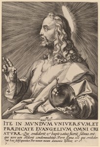 Před Kristem Us Salvatore od Hendrik Goltzius